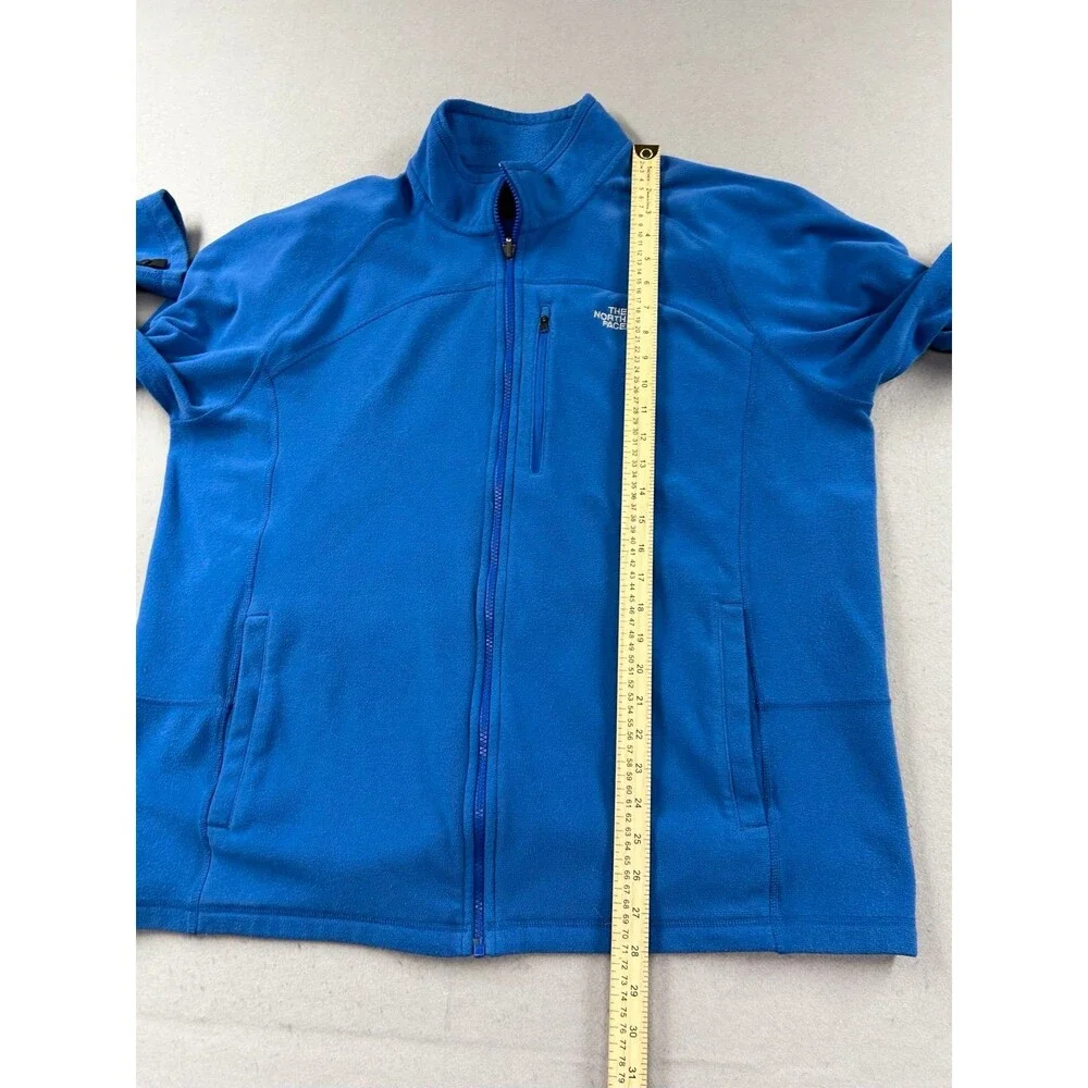 The Nortn Face Men’s Polartec Full Zip Blue Fleece Jacket 2XL